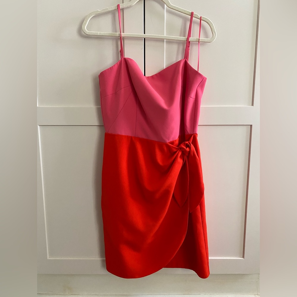 Milly Color Block Mini Dress